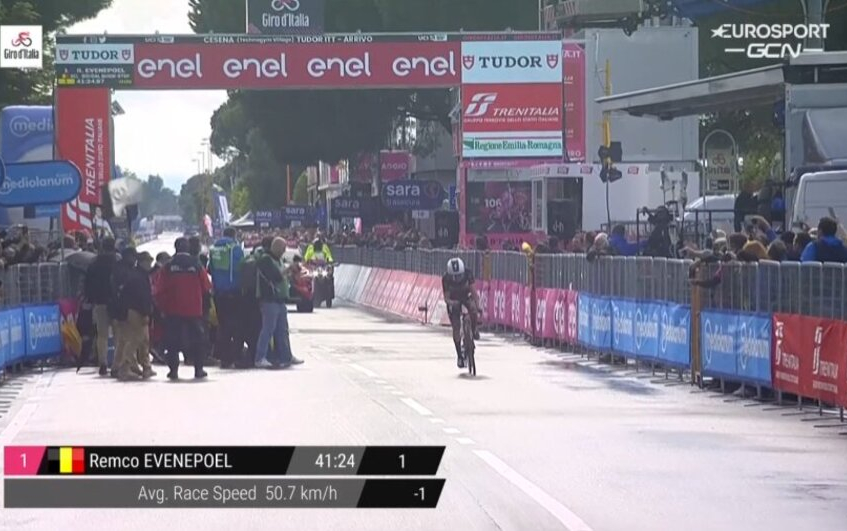 Tour d'Italie (2.UWT) - 9ème étape - Le chrono pour Remco Evenepoel
