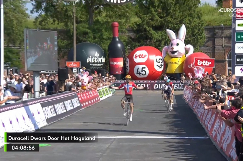 Dwars door Het Hageland (1.Pro) - Victoire de Rasmus Tiller