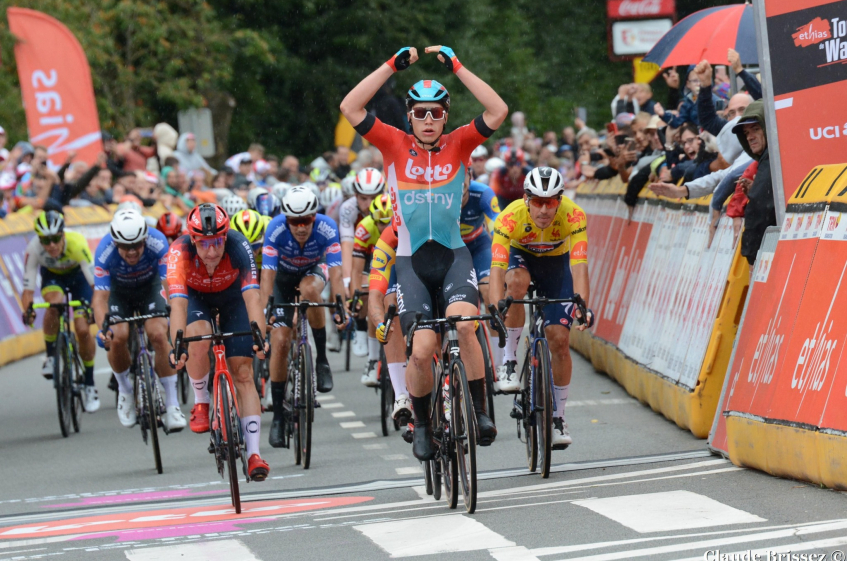 Tour de Wallonie (2.Pro) - 2ème étape - Victoire d'Arnaud De Lie