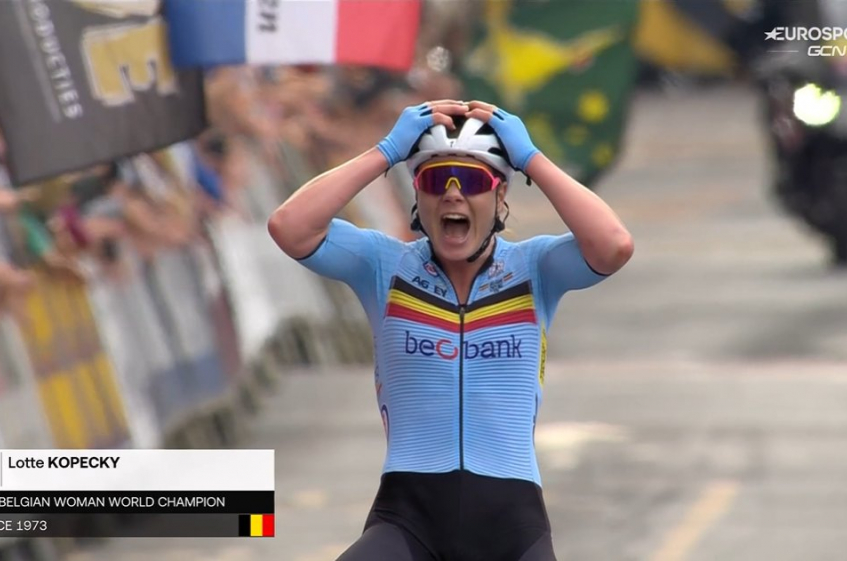 Glasgow 2023 - Lotte Kopecky titrée