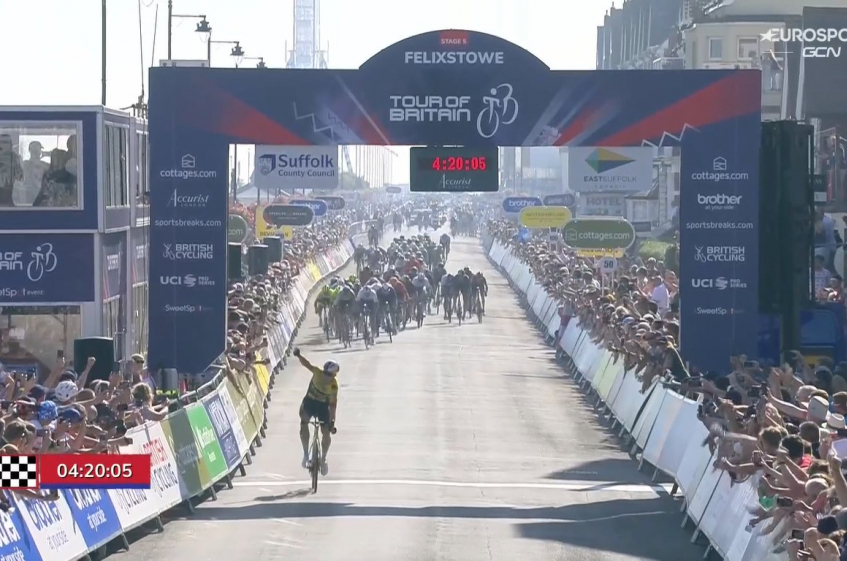 Tour of Britain (2.pro) - 5ème étape - Victoire de Wout Van Aert