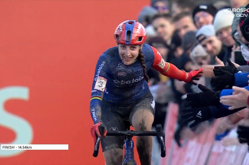 Cyclo-Cross - Flamanville - Victoire de Lucinda Brand