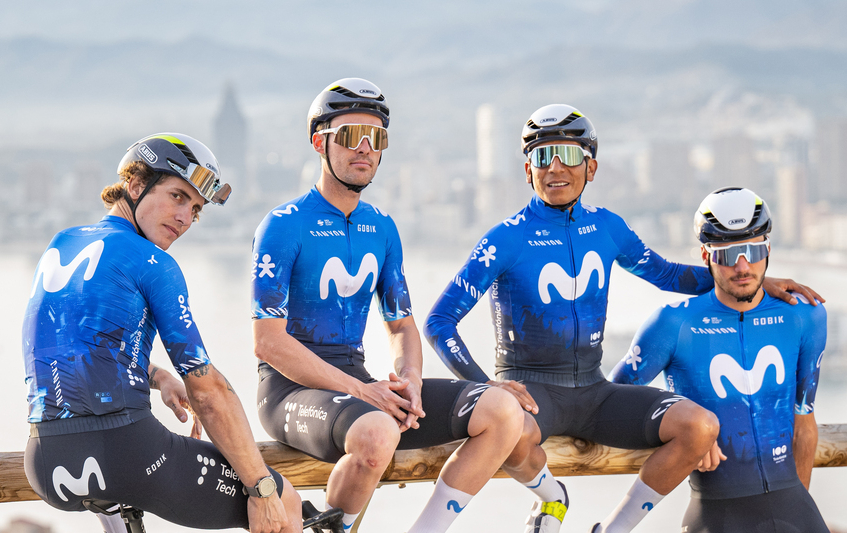 Movistar dévoile son nouveau maillot pour la saison 2024