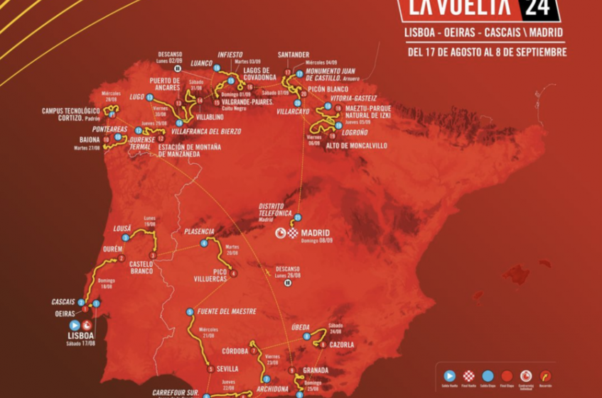 Tour d'Espagne le parcours et les étapes de la Vuelta 2024