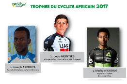 Louis Meintjes, élu cycliste africain de l'année 2017