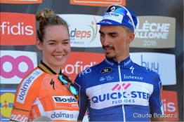 Liège-Bastogne-Liège (1.WWT) - Victoire de Van der Breggen (complet)
