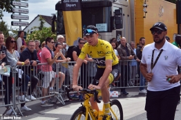 Tour d'Italie : le Team Sky avec Chris Froome