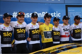 Effectif 2019 de l'équipe Team Sky