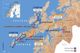 Arctic Race of Norway : parcours et profils des étapes