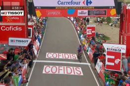 Tour d'Espagne : le final de la 5ème étape en vidéo
