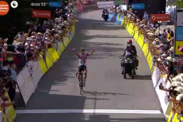 Critérium du Dauphiné : le final de la 3ème étape en vidéo