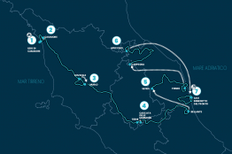 Tirreno-Adriatico : le parcours et les étapes de l'édition 2022