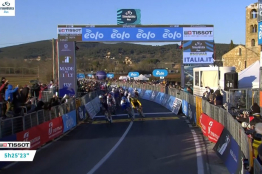 Tirreno-Adriatico : le final de la 2ème étape en vidéo