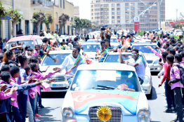 Biniam Ghirmay accueilli en héros à Asmara