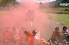 La 10ème étape du Tour de France neutralisée