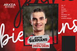 Mercato : Arkea- Samsic prolonge le contrat de Jenthe Biermans