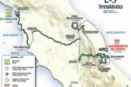 Tirreno-Adriatico : le parcours et les étapes de l'édition 2024