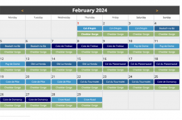 Zwift, le calendrier des ascensions virtuelles du mois de février